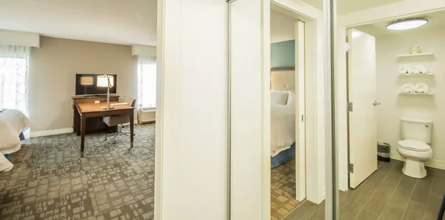 استوديو بسرير كينج مع أريكة بمطبخ صغير، Hampton Inn & Suites Orlando At SeaWorld 3/4