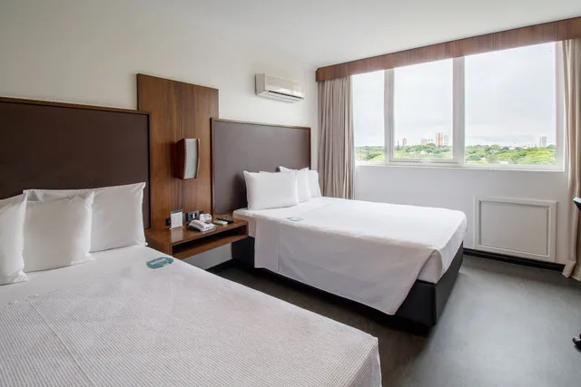 غرفة ديلوكس بسريرين مزدوجين، Hotel Deville Business Maringa 8/10