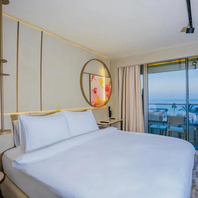 غرفة بسرير مزدوج أو سريرين منفصلين بشرفة، Alanya Buyuk Hotel 4/10