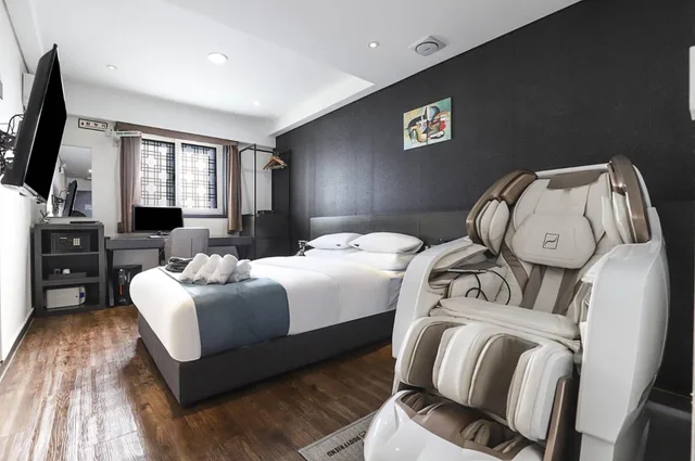 غرفة بزنس بسرير مزدوج، Suwon Dono1796 Hotel 4/9