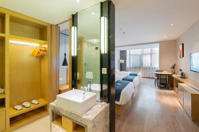 غرفة عائلية، Echarm Hotel Hefei Binhu Exhibition Center 2/2