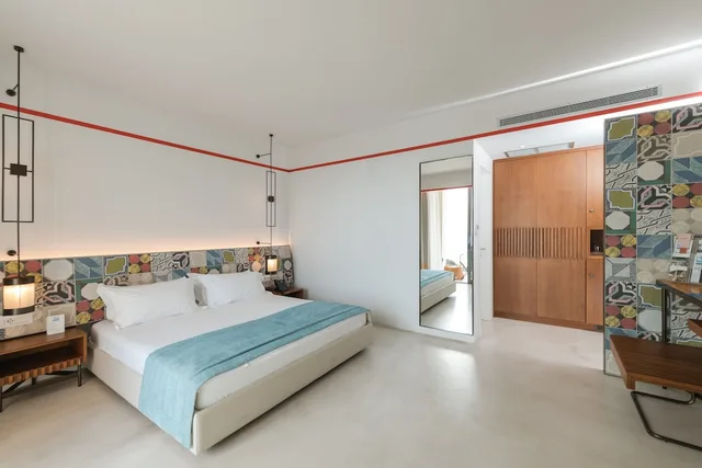 غرفة سوبيريور بسريرين منفصلين بإطلالة على الحديقة، Folie Marine Beach Hotel & Club - Soleil Resort 1/6