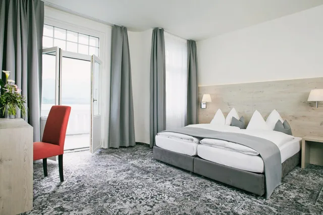 غرفة بسرير كينج، Hotel Restaurant Bellevue Au Lac 2/2