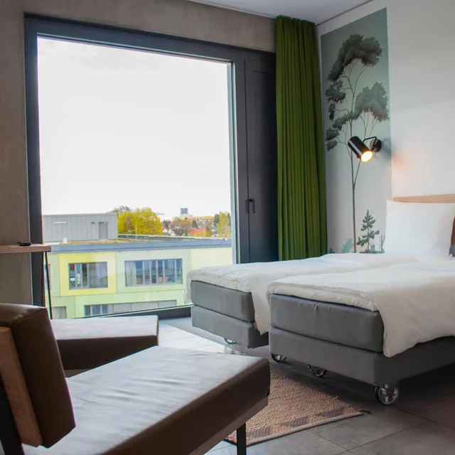 غرفة سوبيريور بسرير مزدوج أو سريرين منفصلين، Gambino Hotel Cincinnati 3/5