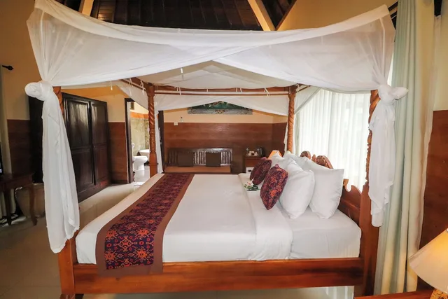 فيلا شهر العسل بسرير كوين بإطلالة على الحديقة، Villa Jj And Spa Ubud 7/10