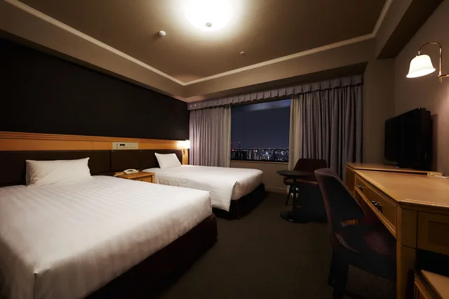 غرفة قياسية بسريرين منفصلين بإطلالة على المدينة للمدخنين، Hotel Agora Regency Osaka Sakai 3/7