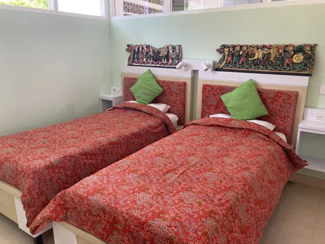 جناح استوديو فاخر بسرير كينج وسريرين منفصلين، Villa Agung Beach Inn 1/1