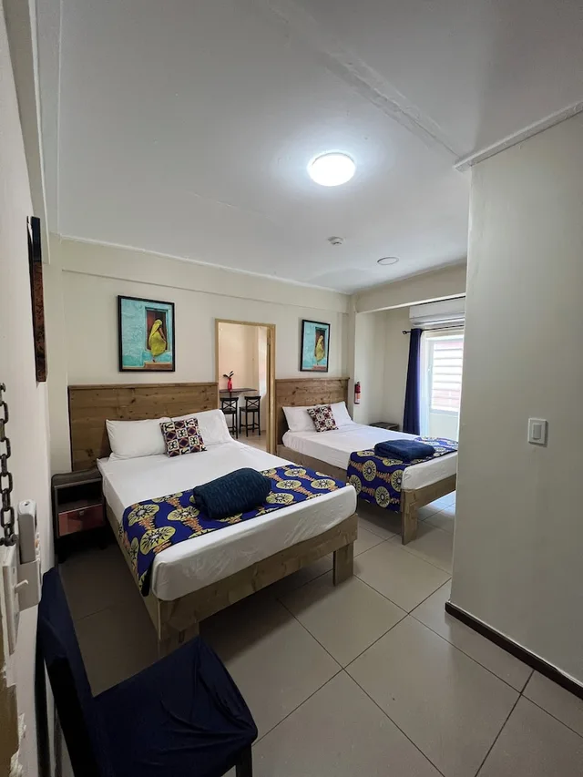 شقة ديلوكس بسريرين كوين مع أريكة بمطبخ صغير، Mustique Suites Curacao 3/3