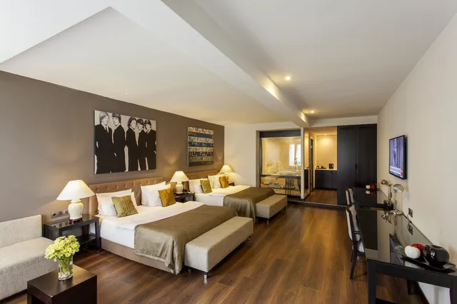 جناح عائلي بسريرين منفصلين وسريرين كينج، Quentin Boutique Hotel 1/2