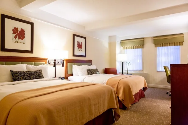 غرفة ديلوكس بسريرين كوين بمطبخ صغير، San Carlos Hotel 5/9