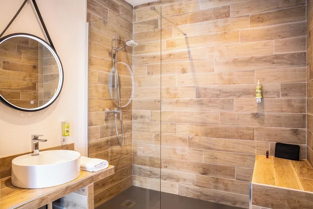 غرفة بسرير كوين بإطلالة على البحر، Hotel Le Lichen 7/7