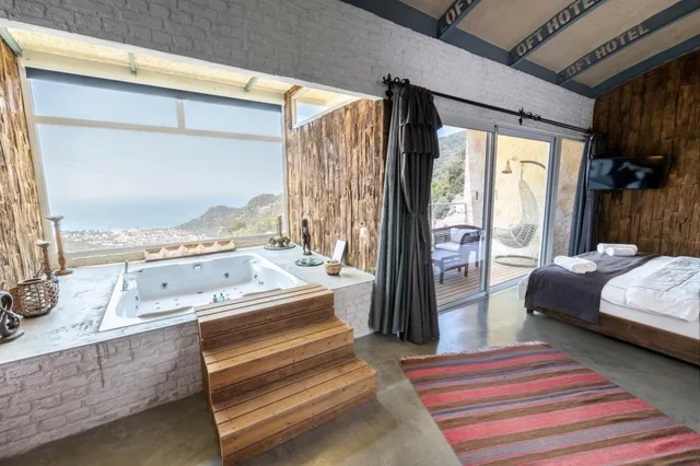 غرفة بسرير كينج بإطلالة على البحر، Oludeniz Loft Hotel Exclusive - Adults Only 5/5