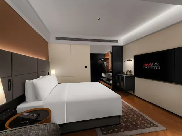 غرفة سيغنتشر مفردة بسرير كينج، IntercityHotel Guangzhou South Station 2/4