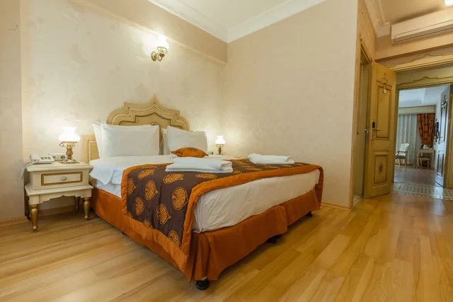 غرفة اقتصادية بسريرين منفصلين في الطابق الأرضي، Saba Sultan Hotel Istanbul 6/9