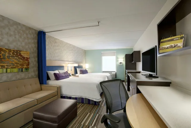 استوديو بسريرين مزدوجين، Home2 Suites By Hilton Philadelphia Convention Center 1/2