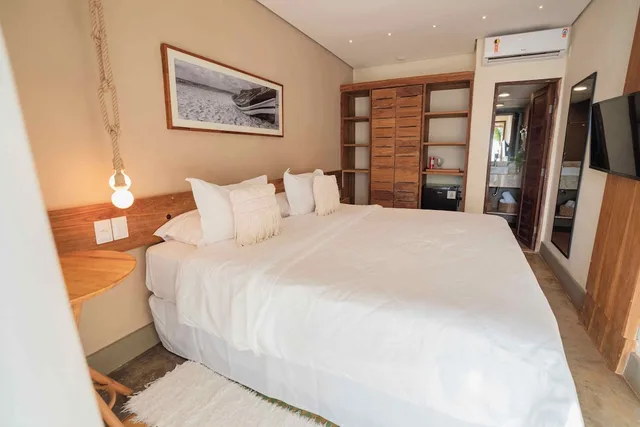 غرفة قياسية بسرير مزدوج بإطلالة على البحر، Hotel Da Pipa 1/9