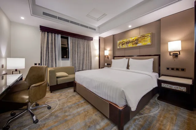 غرفة أساسية بسرير كينج، فندق الارتقاء(Al Ertiqaa Hotel Ex Continent Hotel Al Ertiqaa) 4/10