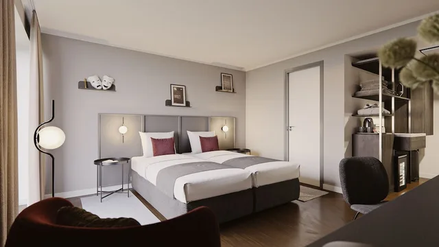 استوديو عائلي بأربعة أسرّة بغرفتي نوم، Boutique Kaiser - Hotel & Apartments 4/6