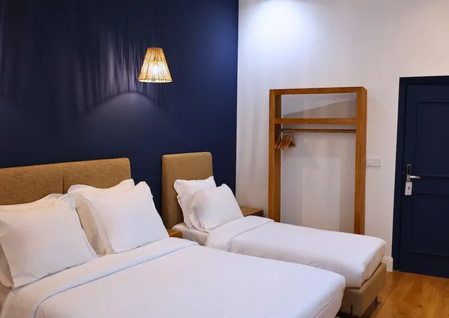 غرفة عائلية بسرير مزدوج وسريرين منفصلين، Hotel De La Mer 10/10