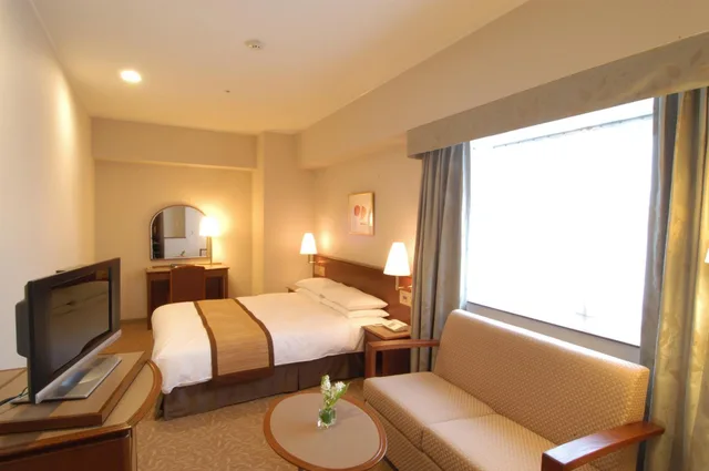 غرفة بسرير مزدوج للمدخنين، Hotel Terrace The Square Hitachi 4/6