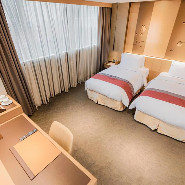 غرفة ديلوكس بسريرين منفصلين، Green World Hotel Grand Nanjing 4/7