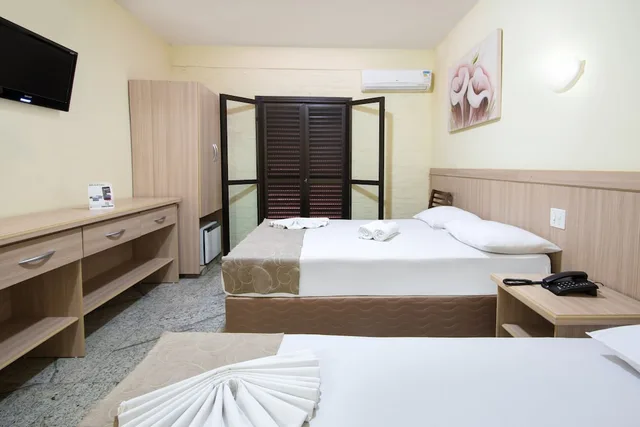 غرفة تنفيذية ثلاثية بسريرين مزدوجين بشرفة، Hotel Vilage Inn All Inclusive Pocos de Caldas By Nacional Inn 4/7