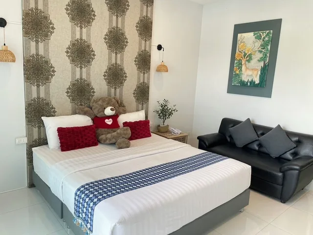 غرفة قياسية مفردة بسرير مزدوج، Baan Yamoo Ranong 4/5
