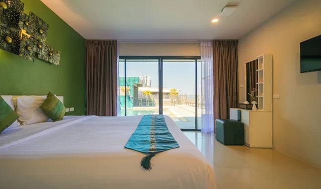 فيلا بسرير كينج وسرير فردي بـ3 غرف نوم، Gu Hotel 10/10