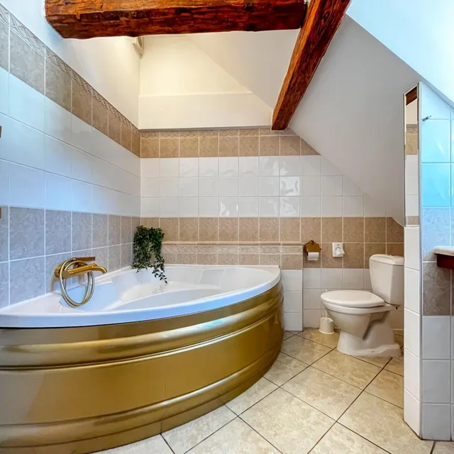 Deluxe, King Bed, Bathtub, Attic، Wellness Pension Ametyst 2/6