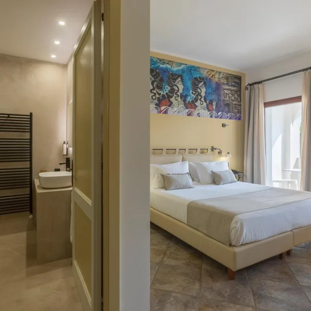 غرفة بسرير مزدوج أو سريرين منفصلين بشرفة، Hotel Montecallini - Adult Only 14 10/10