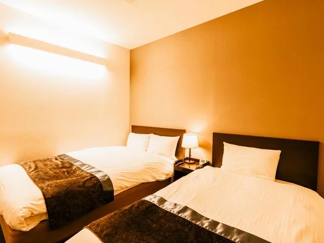 غرفة بسريرين منفصلين، Hotel Area One Takamatsu 4/5