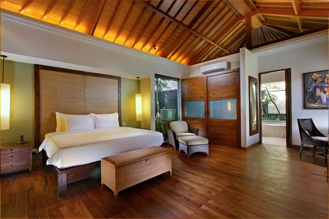 فيلا بسريرين منفصلين وسريرين كينج بـ3 غرف نوم بمسبح خاص، The Akasha Seminyak Luxury Villas & Hotel 6/10