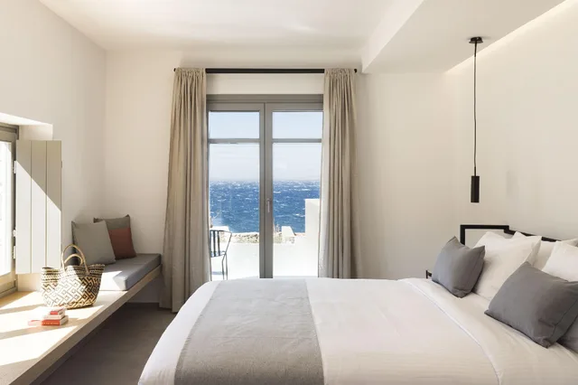 جناح جونيور بإطلالة على البحر بمسبح خاص، Mykonos Soul Luxury Suites 1/1