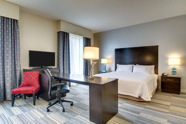 جناح استوديو بسرير كينج مع أريكة لذوي الإعاقة، Hampton Inn Suites Greenville Airport 1/3