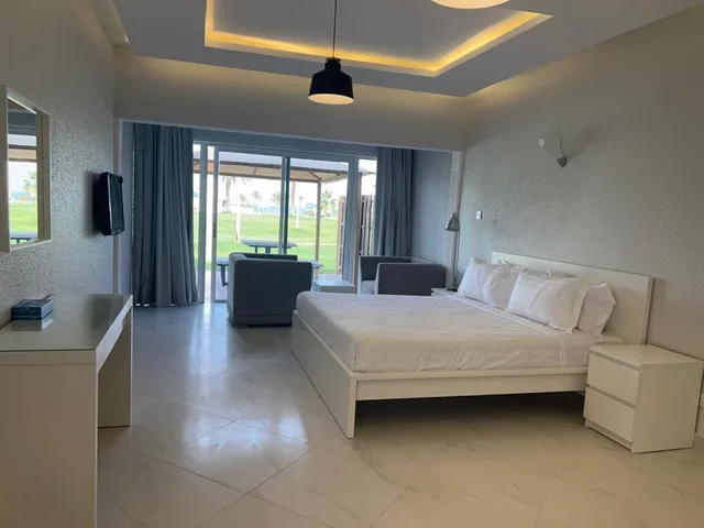 استوديو بإطلالة على البحر، منتجع شاطئ النخيل(Palm Beach Resort) 2/7