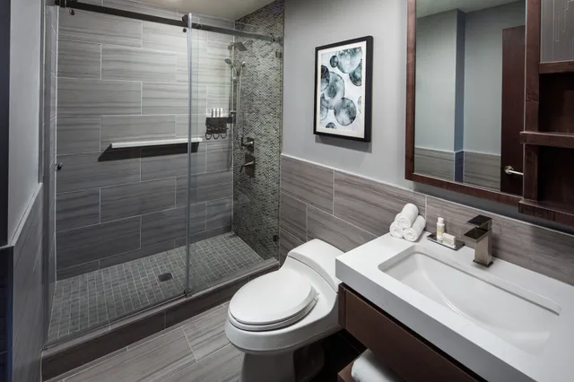 جناح بسرير فردي بغرفة نوم واحدة مع أريكة، Hotel Indigo Flushing 3/4