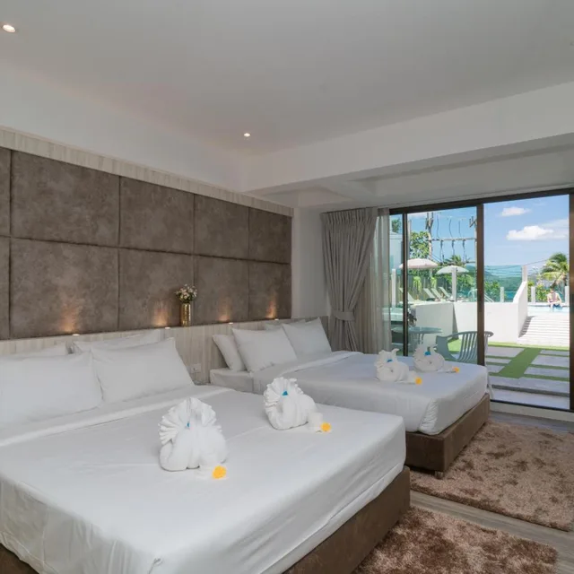غرفة ديلوكس رباعية، Destinaation Patong Boutique By The Sea 3/10