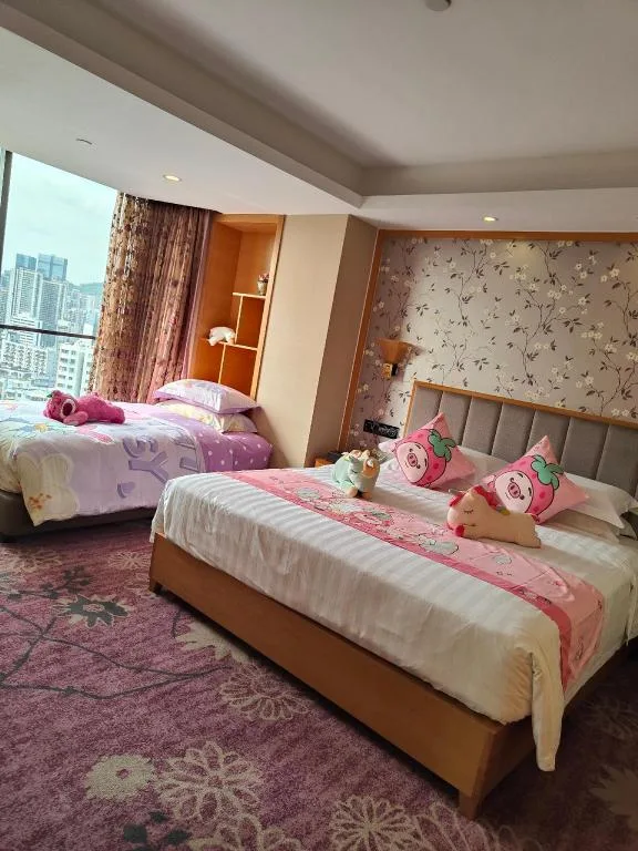 جناح كومفورت بسرير مزدوج وسرير فردي، Guangdong Hotel Zhuhai Ex Guangdong Regency 2/7