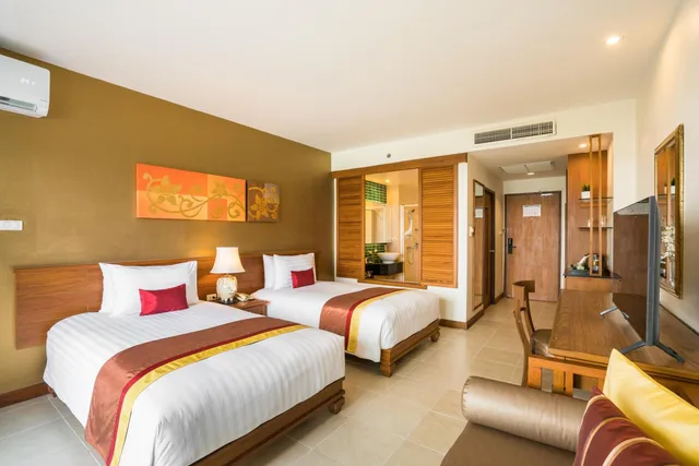غرفة ديلوكس بسريرين منفصلين، COSY BEACH HOTEL 1/3