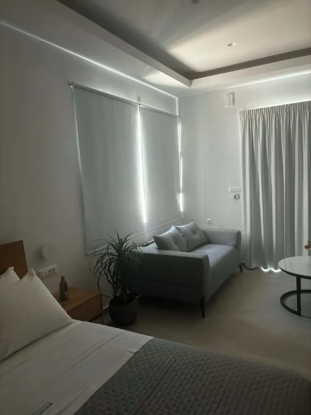 استوديو عائلي بسرير مزدوج بإطلالة على البحر مع أريكة، Socrates Apartments &amp; Restaurant 2/6