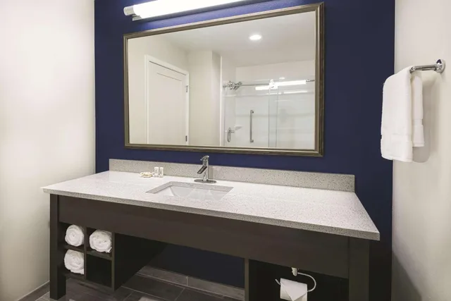 غرفة بسرير كينج بحوض استحمام لذوي الإعاقة، La Quinta Inn And Suites Odessa North Sienna Tower 5/8