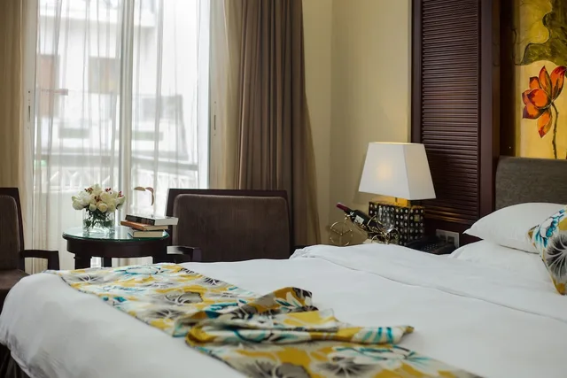 جناح استوديو بسرير كينج بشرفة، Golden Silk Boutique Hotel 3/4