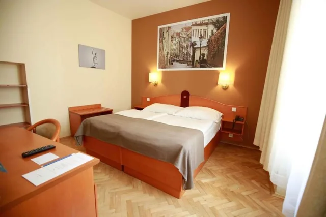 غرفة قياسية بسرير كينج، Hotel Merkur 1/1
