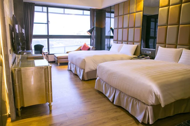 غرفة ديلوكس عائلية بسريرين مزدوجين، Sun Hao International Hotel 2/4