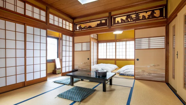 غرفة يابانية ديلوكس بحمام مشترك بأرضية تاتامي، Daibutsu Ryokan 2/2