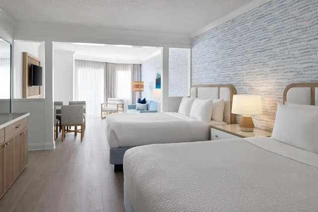 جناح بسرير كوين، Bethany Beach Ocean Suites Residence Inn 1/4