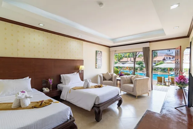 Deluxe Room Poolside (Twin)، Thai Garden Resort 4/10