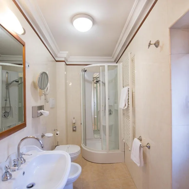غرفة بسريرين منفصلين، Strozzi Palace Hotel 8/8