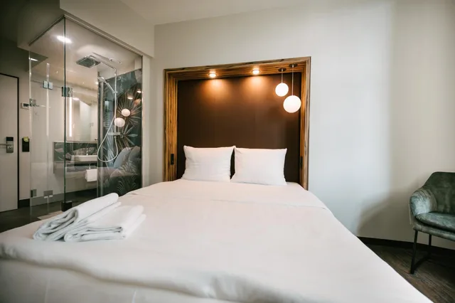غرفة قياسية بسرير مزدوج، Travel24 Hotel Leipzig City 3/10