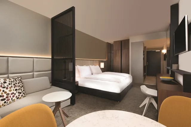 استوديو بسرير كينج، Adina Apartment Hotel Frankfurt Westend 2/5